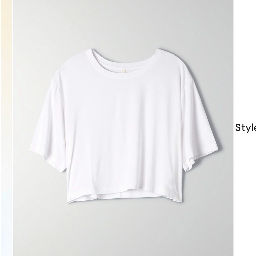 The Group by Bavarian. Foundation Cropped T-Shirt. Size L. Sold out online!